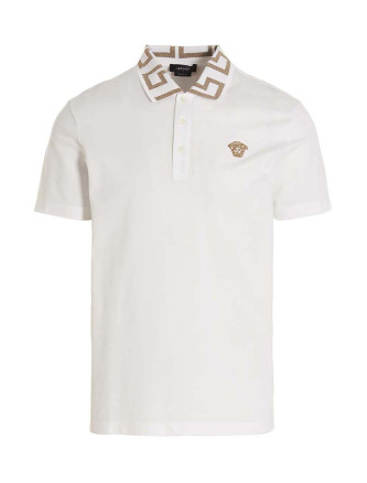 'Greca' polo shirt