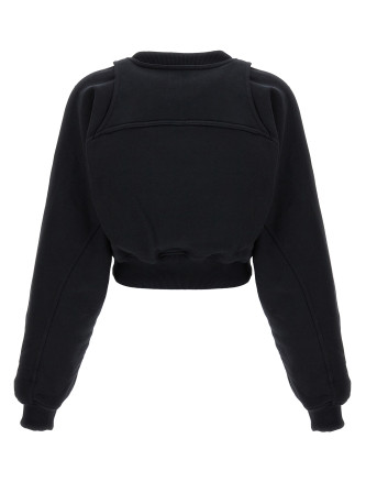 Logo embroidery sweatshirt #