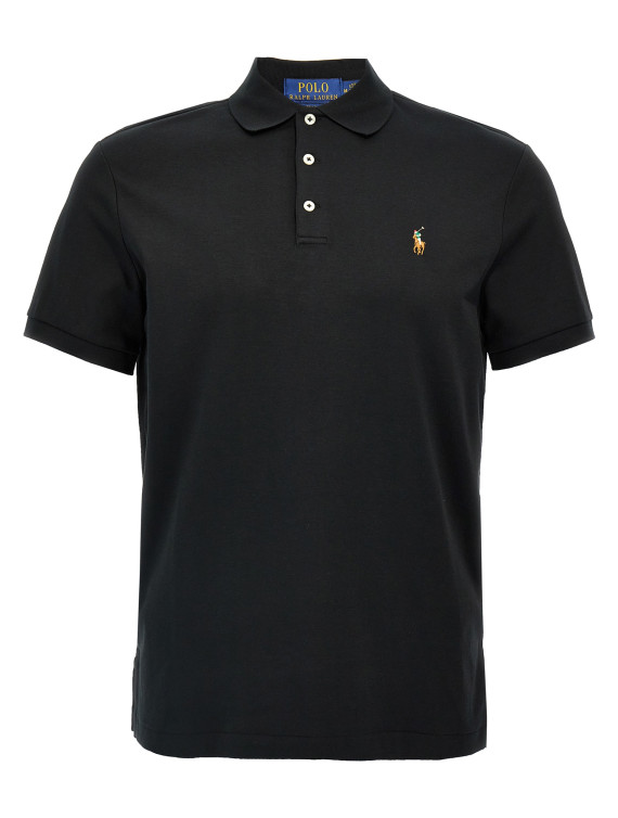Logo embroidery polo shirt #1