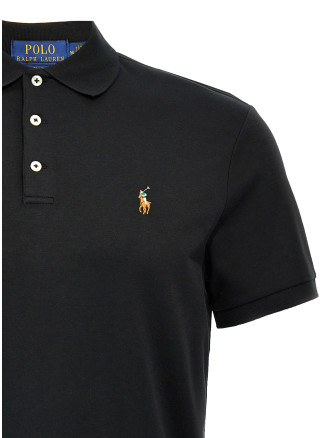 Logo embroidery polo shirt #
