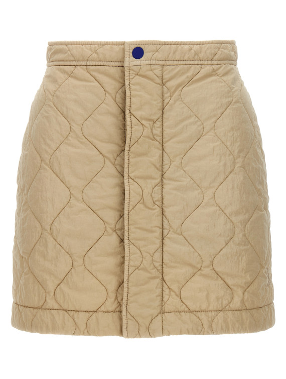 Quilted nylon skirt #1