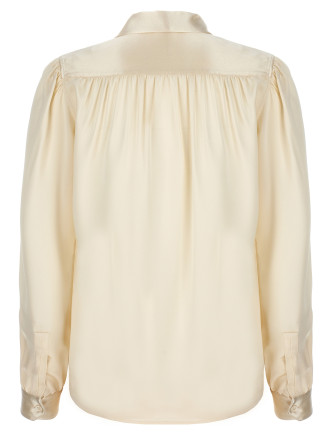 Lavalliere silk shirt #