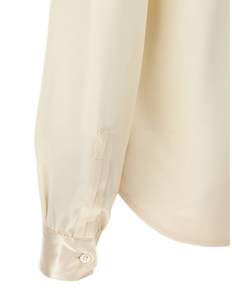 Lavalliere silk shirt #