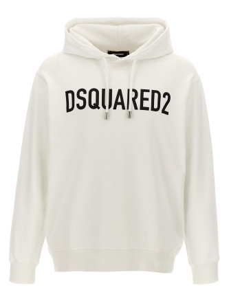 Logo print hoodie