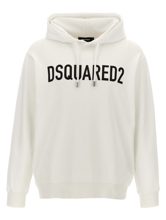 Logo print hoodie #1