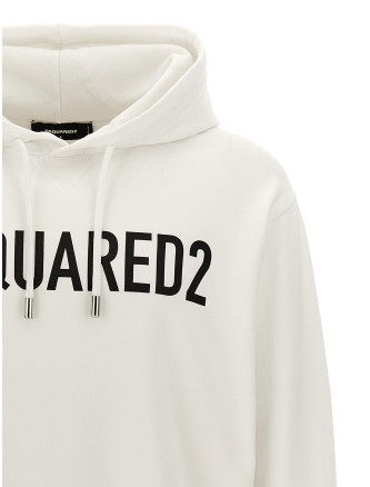 Logo print hoodie #