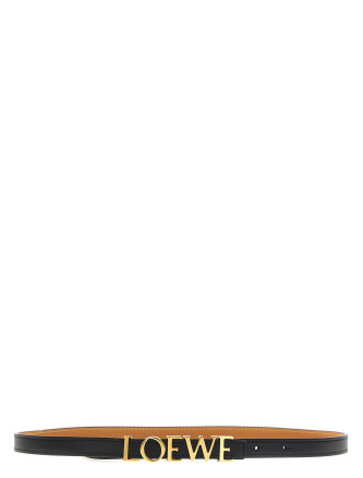 'Lettering' logo belt