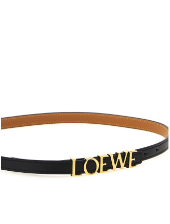 'Lettering' logo belt #