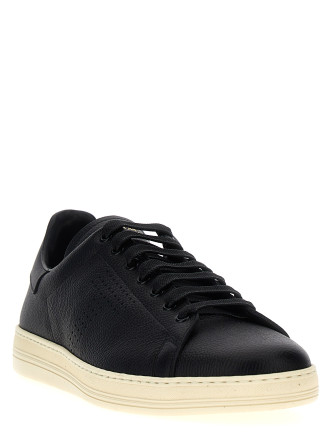 Logo leather sneakers #