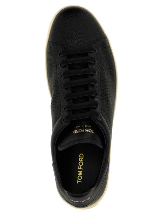 Logo leather sneakers #