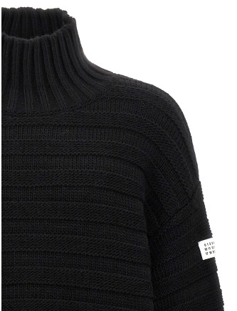 Destroyed ribbed sweater #