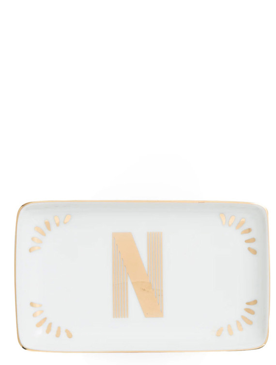 Rectangular letter 'N' valet tray #1