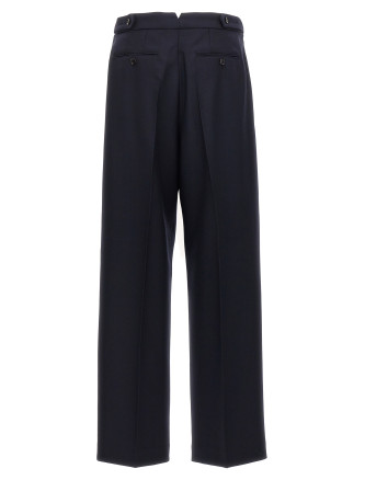 Front pleat pants #