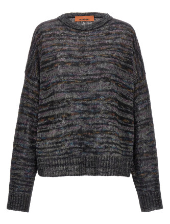 Tie-dye pattern sweater