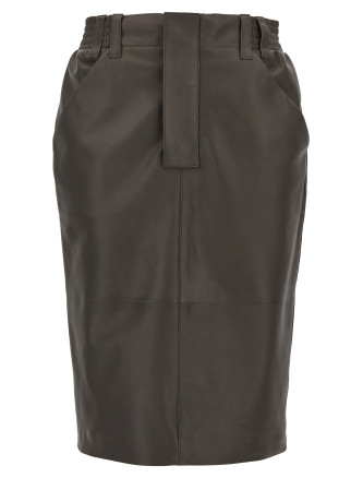 Leather skirt