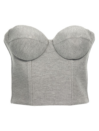 Top cropped bustier
