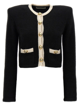 Alpaca cropped cardigan