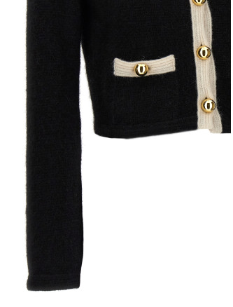 Alpaca cropped cardigan #