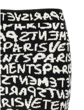 'Vetements Paris Monogram Mini' skirt #