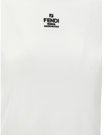 'Fendi' cropped T-shirt #