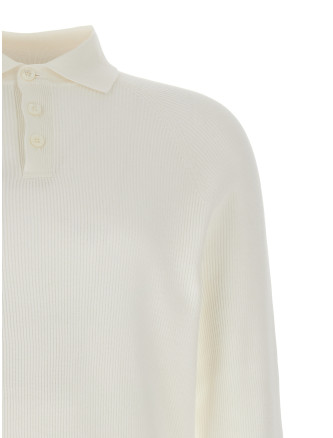 Ribbed polo shirt #