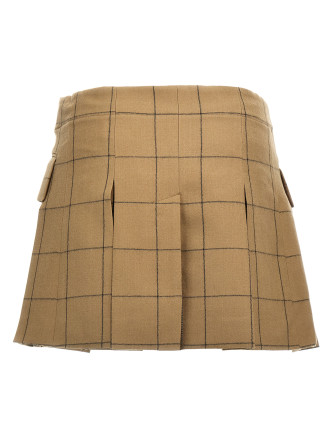 'Windowpane' skort #