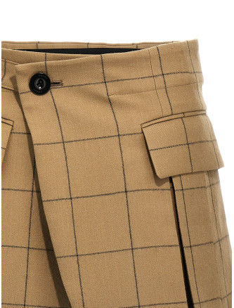 'Windowpane' skort #