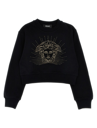 'Medusa' rhinestone sweatshirt