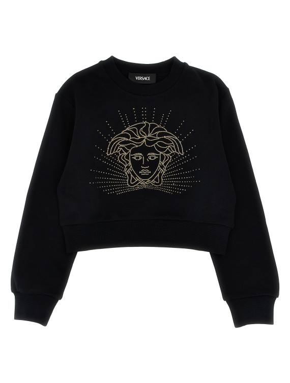 'Medusa' rhinestone sweatshirt #1