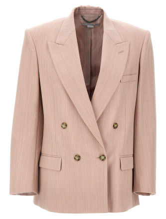 Double-breasted wool blazer
