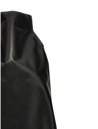 Two-tone trapeze dress #