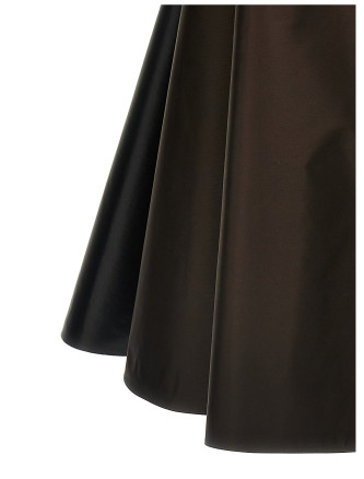 Two-tone trapeze dress #