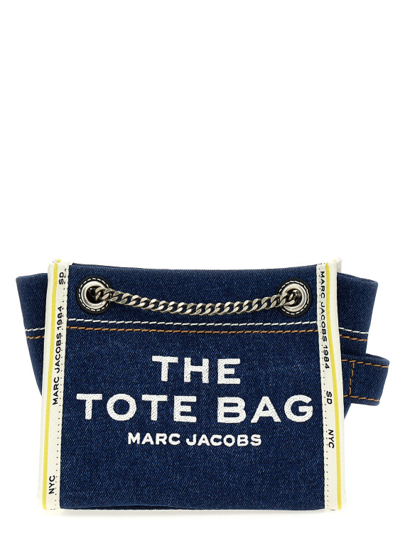 'The Denim Chain Crossbody Tote' crossbody bag #1