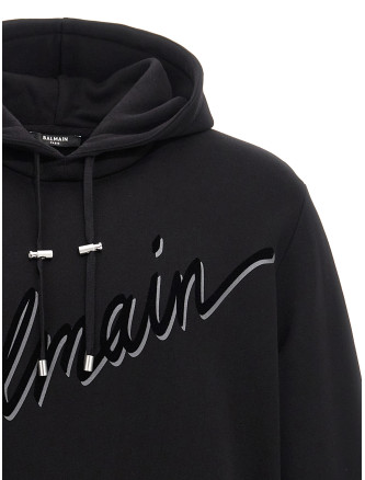Velvet logo hoodie #