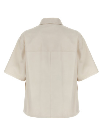 Nappa leather shirt #