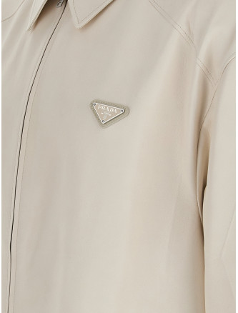 Nappa leather shirt #