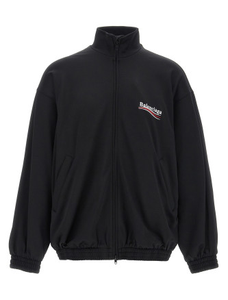 Logo embroidery sweatshirt