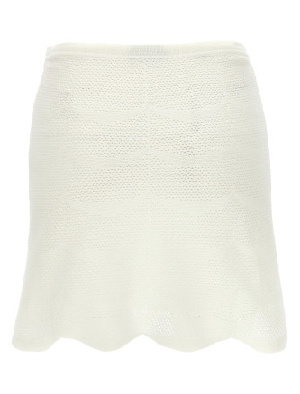 Crochet mini skirt #