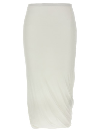 'Twisted' midi skirt