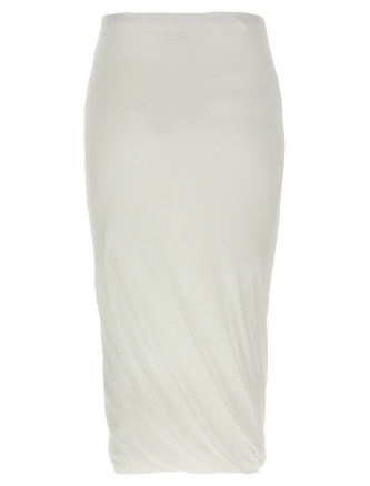 'Twisted' midi skirt #