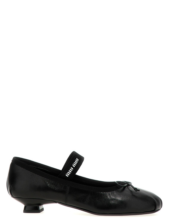 Logo bow ballet flats #1