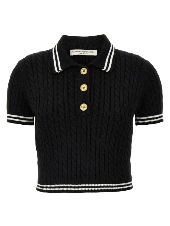 Braided polo shirt #1