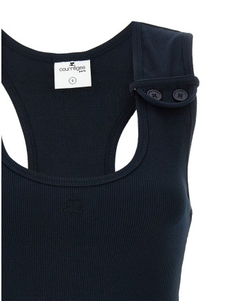 'Double Buckele 90's rib' dress #