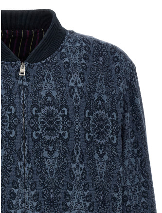 Jacquard bomber jacket #