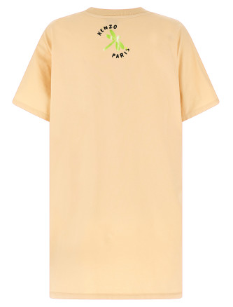 'Peonies Kimono' dress #