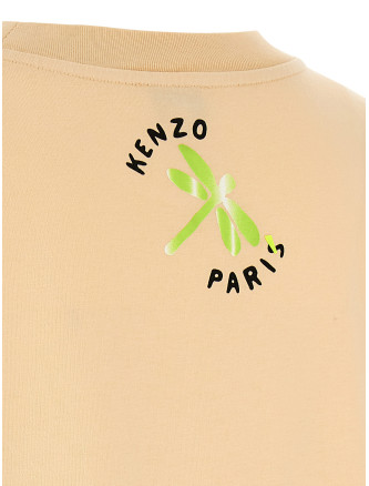 'Peonies Kimono' dress #