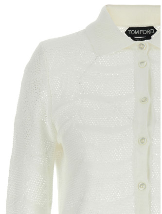 Openwork cardigan #