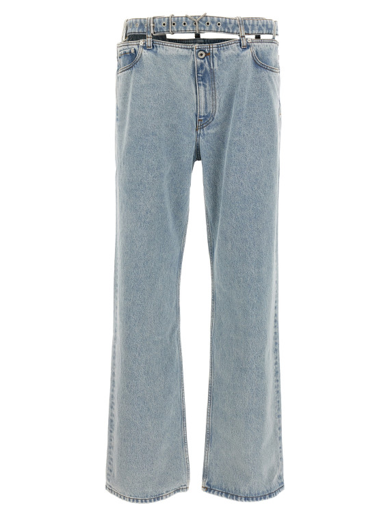 'Evergreen Y Belt' jeans #1
