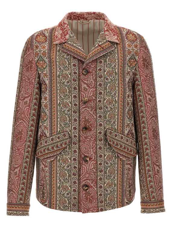 Balmacaan neck overshirt #1