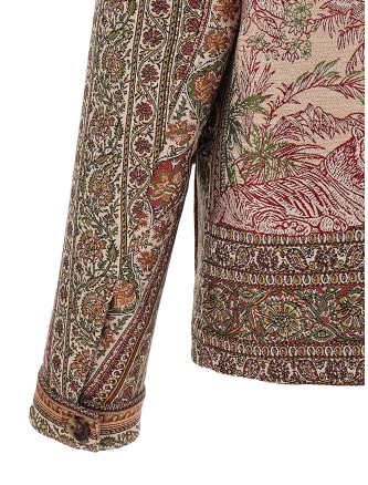 Balmacaan neck overshirt #